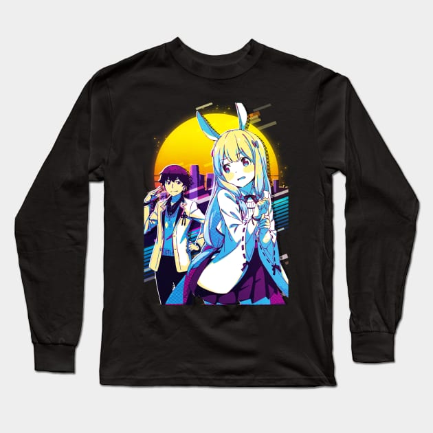 Eromanga Sensei - Izumi Sagiri and Izumi Masamune Long Sleeve T-Shirt by 80sRetro